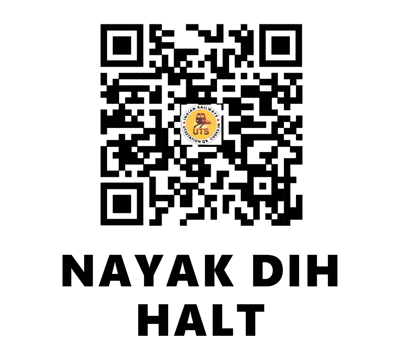 UTS QR Code for NAYAK DIH HALT - NAKD (NE - UTTAR PRADESH)